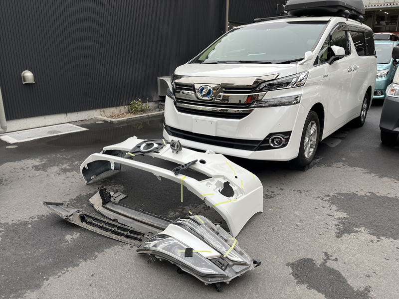 バンパーのスリキズ